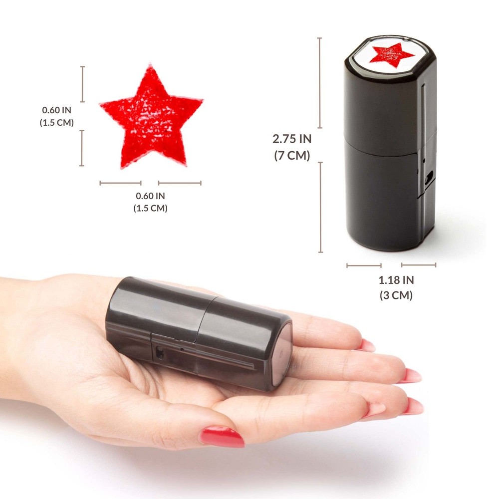 Self Inking Stamps for Teachers Teacher Stamper for Classroom Solid Star