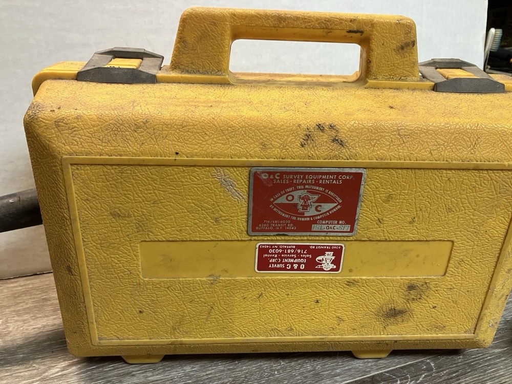 Vtg C.L. Berger & Sons Engineering Instruments Surveying Transit-Level W Case