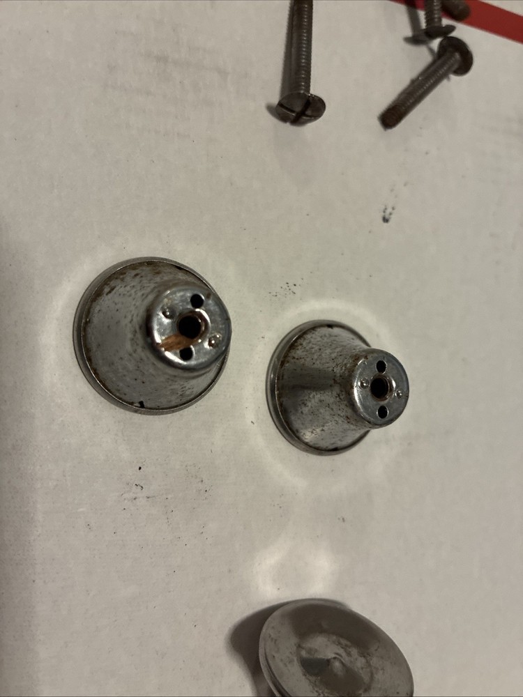 4pcs Vintage Concave MCM Drawer Knob Concave Round Pulls 1” Diameter