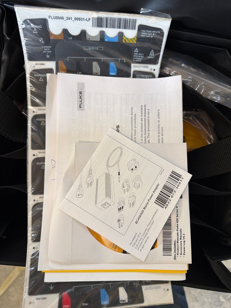 Fluke 435-II/BASIC 4116689 Three-Phase Power Quality and Energy Analyzer