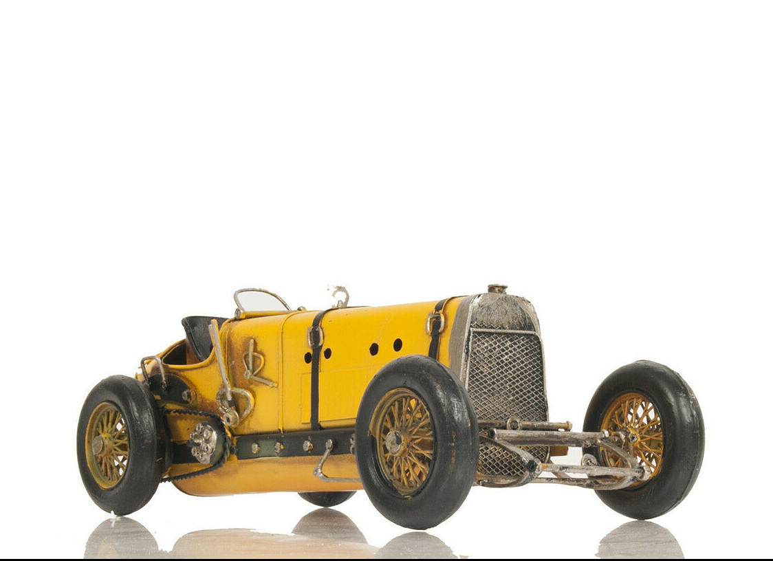 1923 Fiat SB-4 Eldridge Mefistofele Metal Model 13" Grand Prix Racing Car
