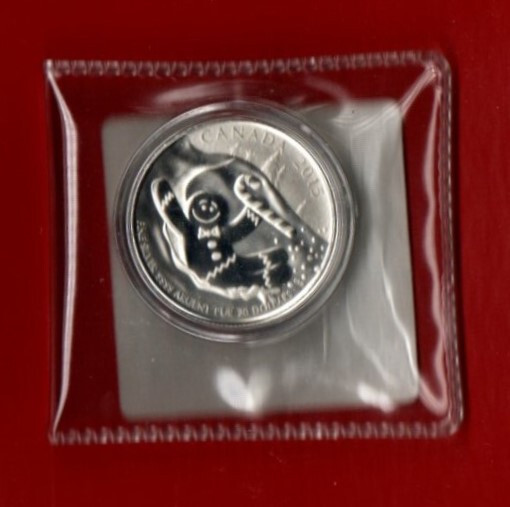 2015 Canada $20 Gingerbread Man Silver Coin .9999