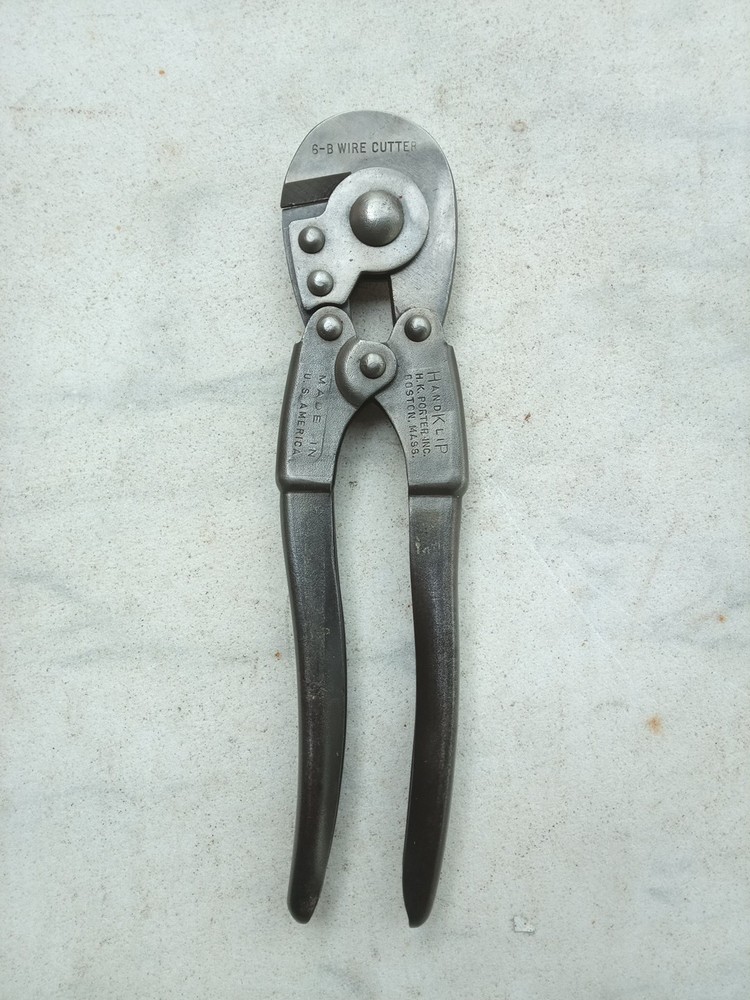 RARE  H.K. PORTER US BARBED WIRE CUTTERS TYPE “NO PARROT BEAK”