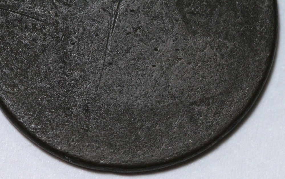 1798 1c Draped Bust Large Cent - RAW - Original Coin