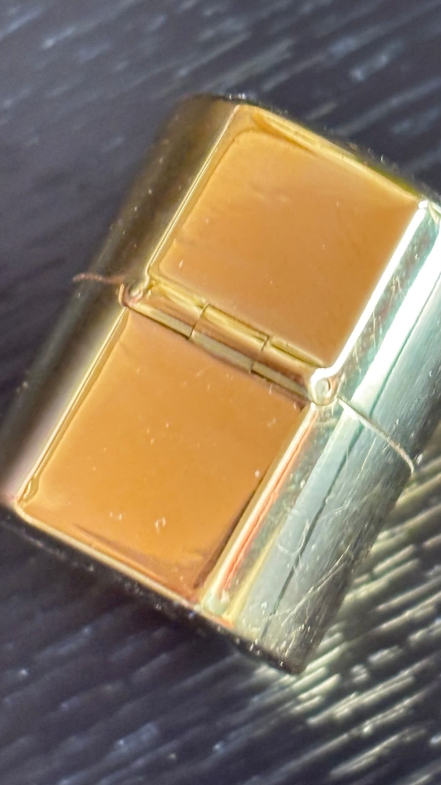 ANTIQUE RING BOX, 14KT PLATED STERLING SILVER, Howard & Co. Fifth Ave, New York