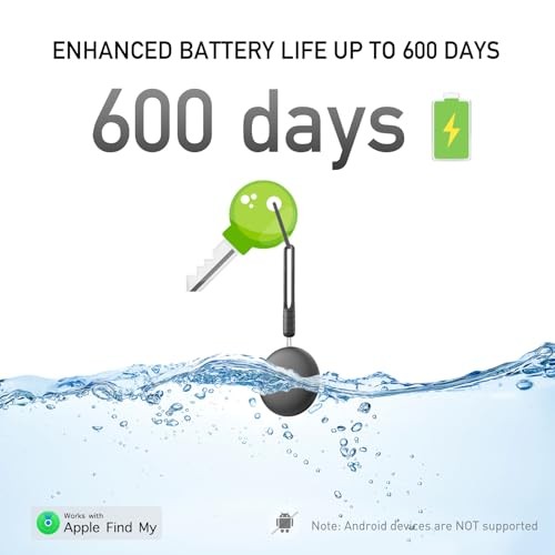 Air Tracker Tags-| Smart Tracker Work with Apple Find My App(iOS Only), 2 Pack