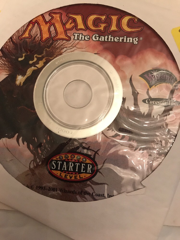 Magic The Gathering Starter Level 7th Edition PC CD-ROM 2001 Windows 95/98/2000