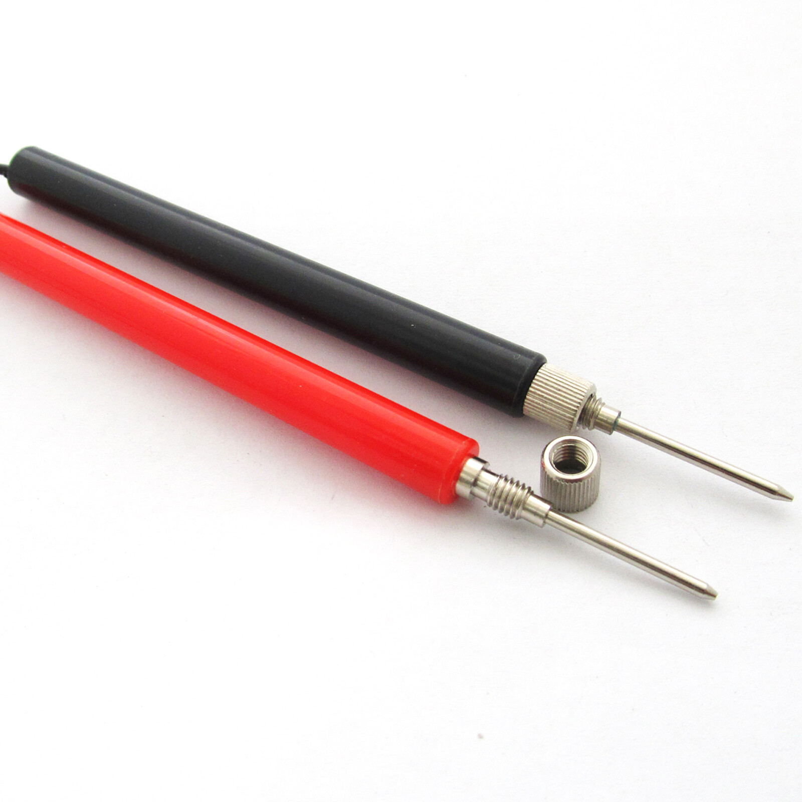 2pcs DIY Multimeter Test Probe without Cable Assemble No Solder Long Handle US