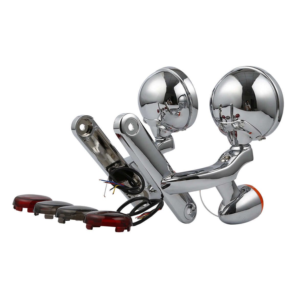 Passing Turn Signal Fog Light Bracket Fit For Harley Street Tri Glide 1994-2023