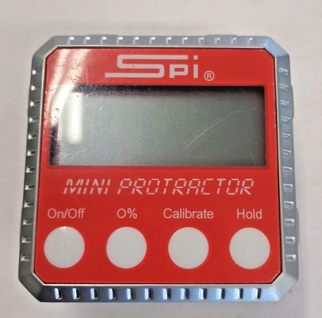 SPI Mini Digital Protractor With Magnet Base 13-771-1 4 x 90 Deg