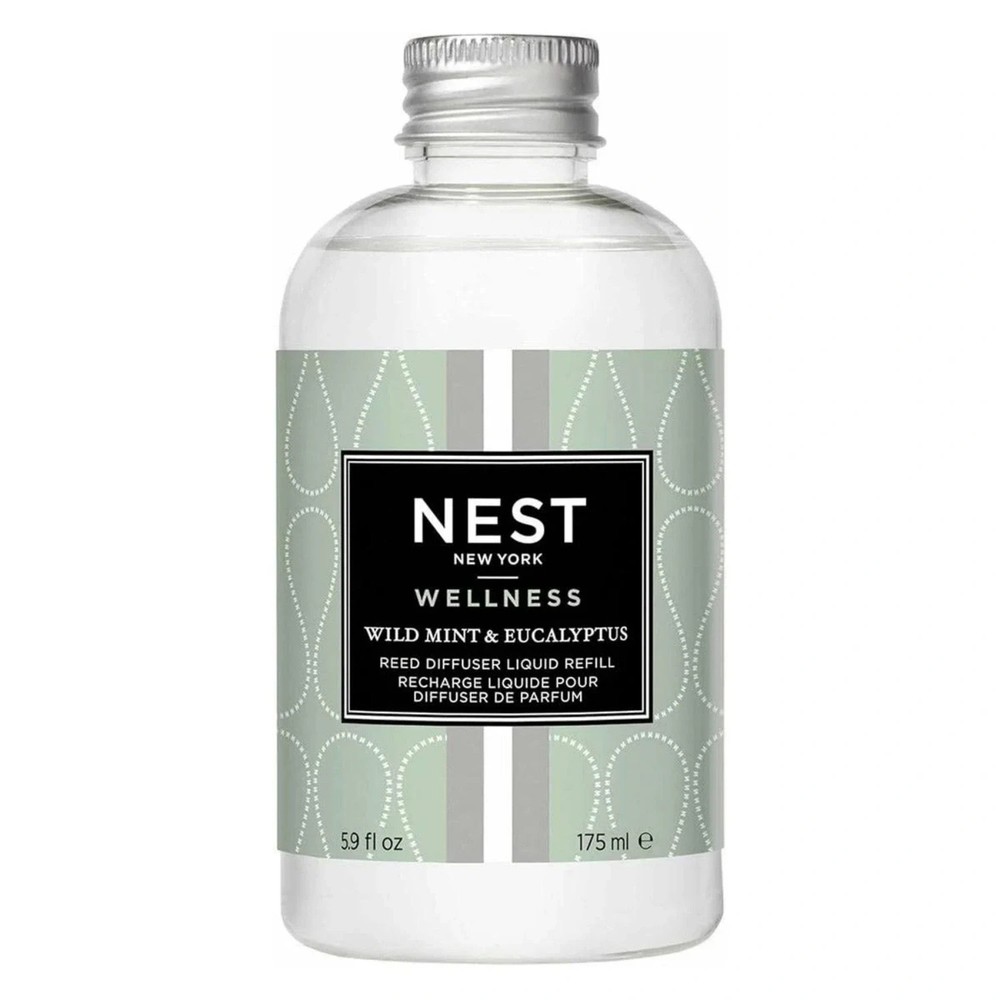 NEST Wild Mint & Eucalyptus Reed Diffuser Liquid Refill 5.9 oz Brand New