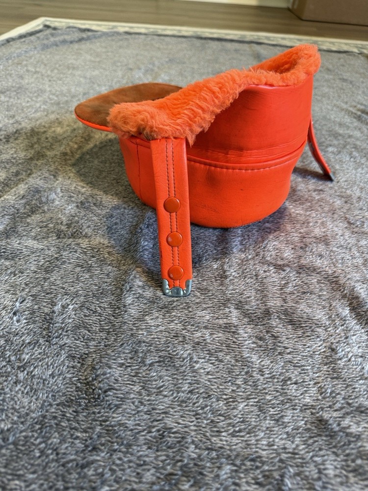 Bright Orange Ski Hat Size 7 5/8