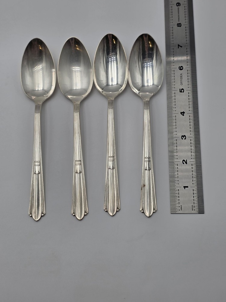 4 StratfordPlate Sectional Tablespoons Mark IS