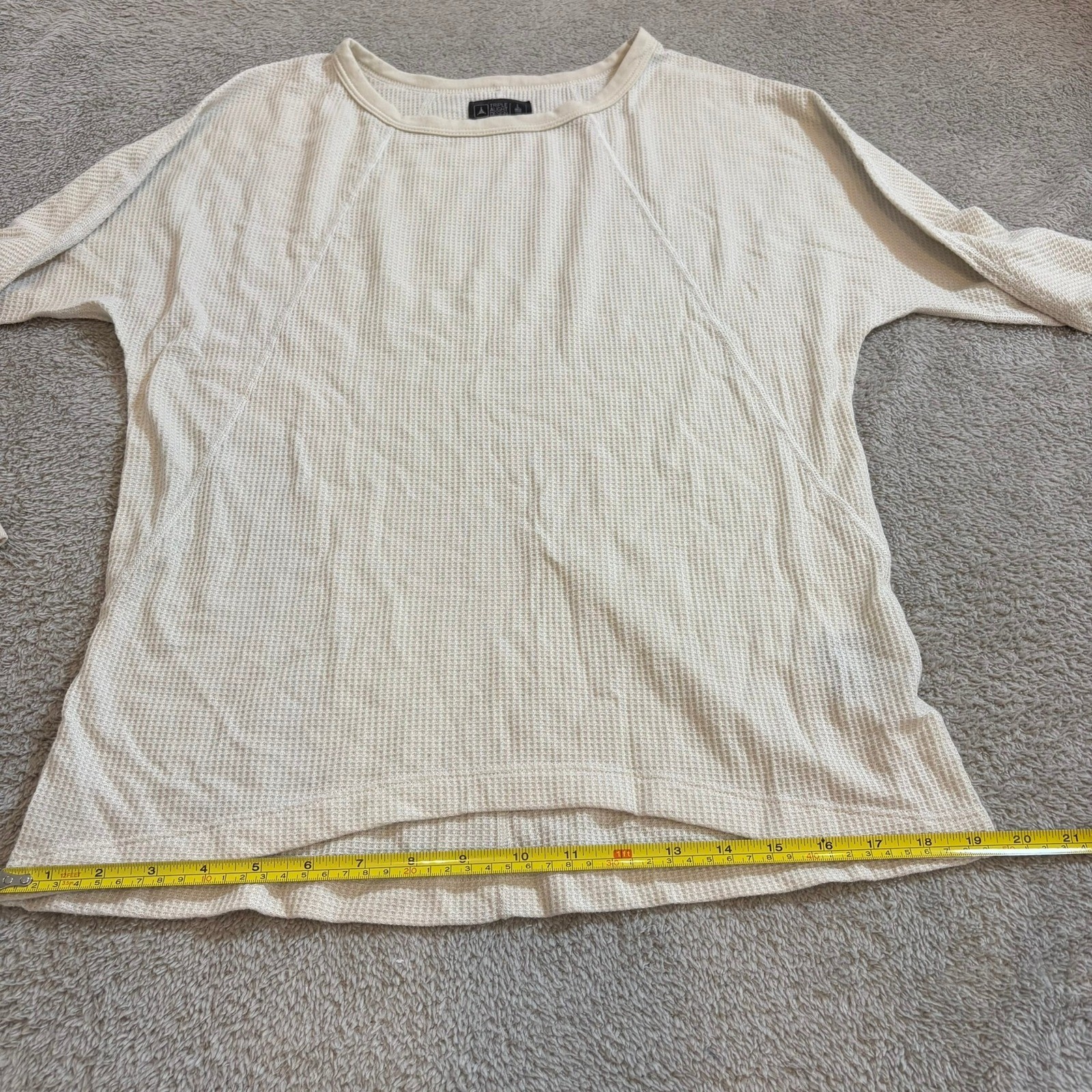 Triple Aught Design TAD Merino Wool Waffle Knit Thermal Shirt Mens L Made USA