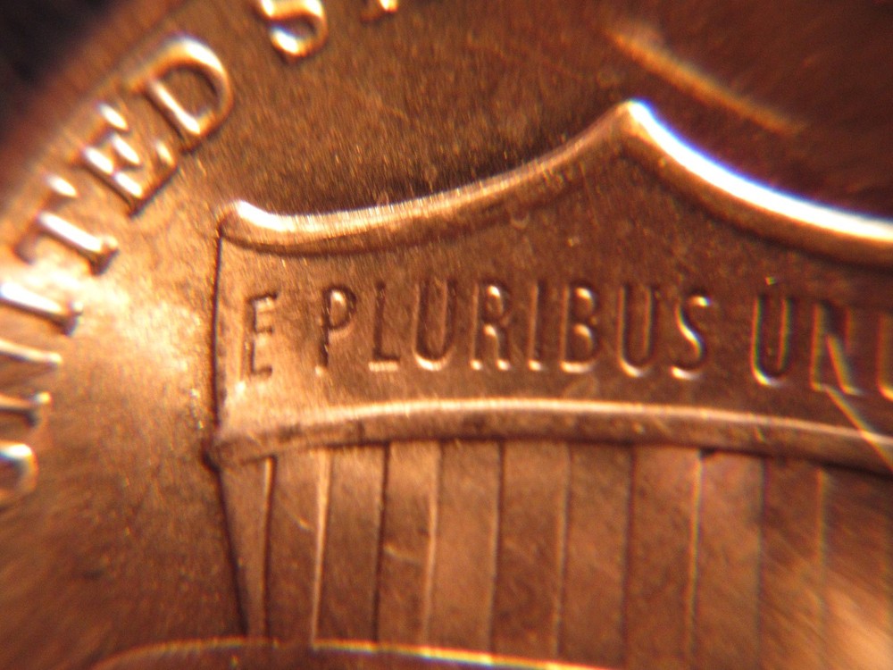 2016 D Lincoln Penny with Reverse Die Crack Error