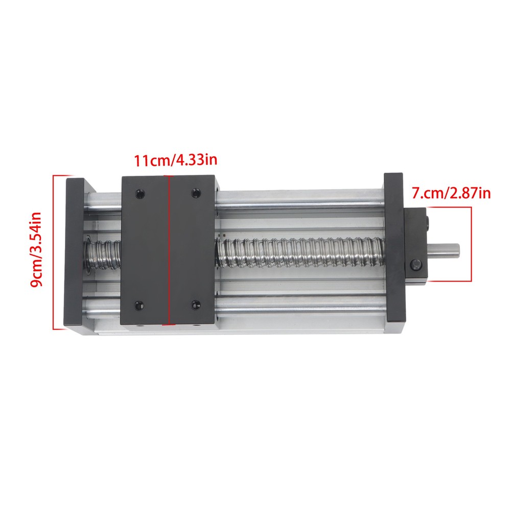 100mm Sliding Table Linear double-track Ballscrew SFU1605 Motion Stage