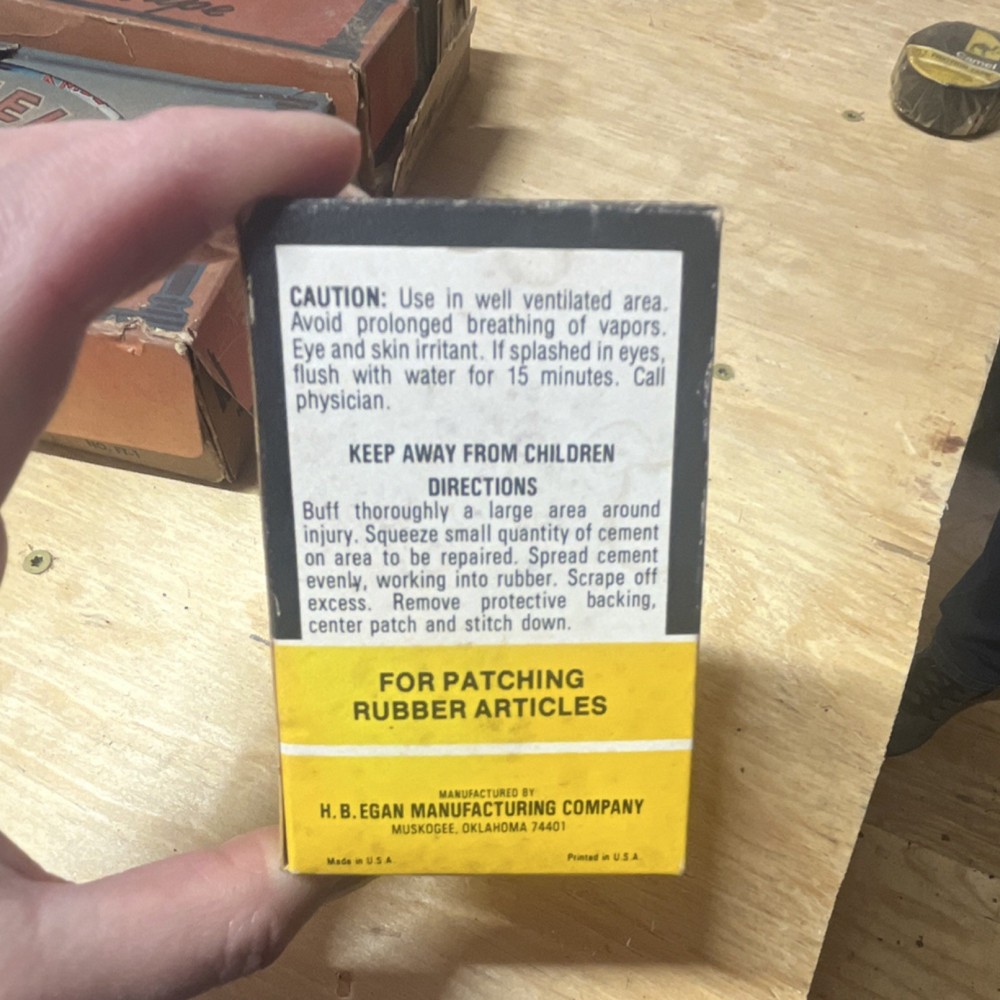Vintage Camel Rubber Repair Kit