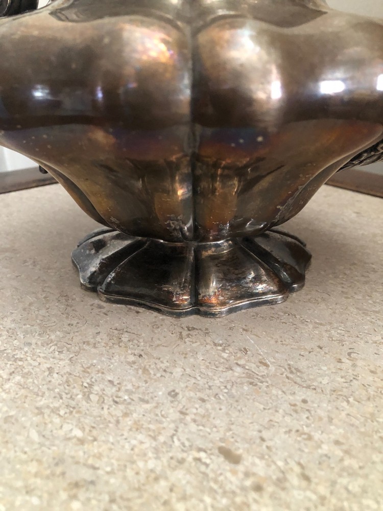 Vintage Silver Plated Coffee Tea Pot 7" tall