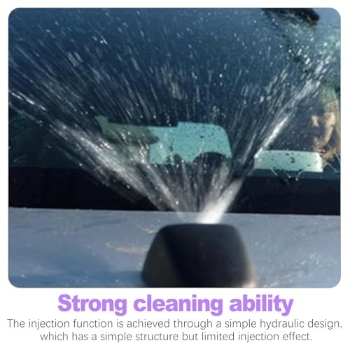 2PCS Front Windshield Washer Nozzle Kit - Universal Automotive Replacement