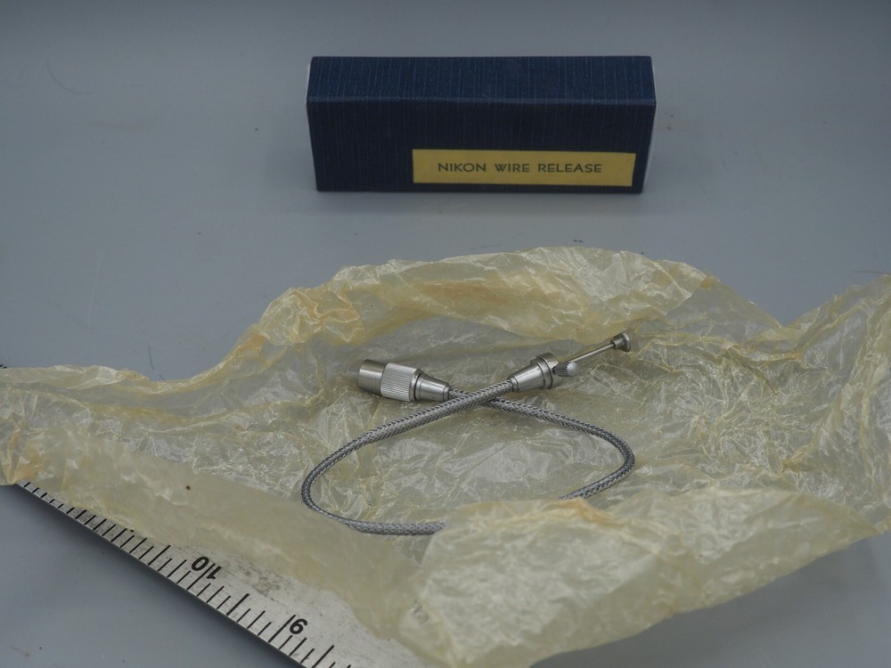nikon rangefinder camera wire release w/box