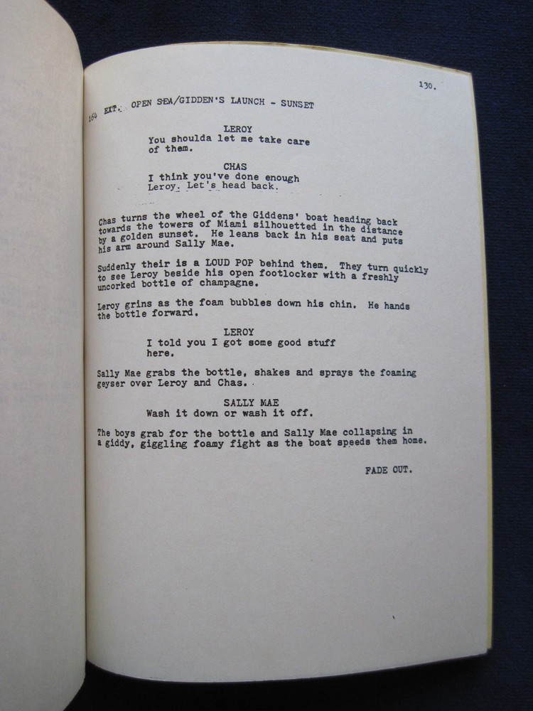 ORIGINAL TV SCRIPT for RUNNING SCARED - BRADFORD DILLMAN'S Copy with His Notes