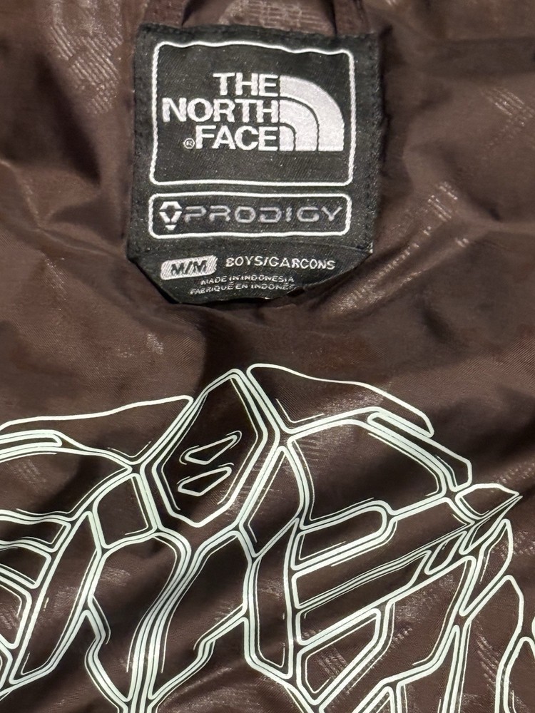 Boys medium North Face HyVent prodigy coat-brown