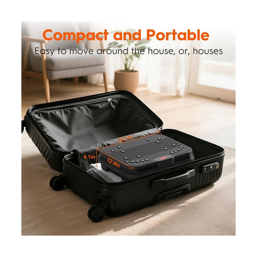 Vibration Plate Exercise Machine, Vibrating Plate for Lymphatic Drainage, 400...