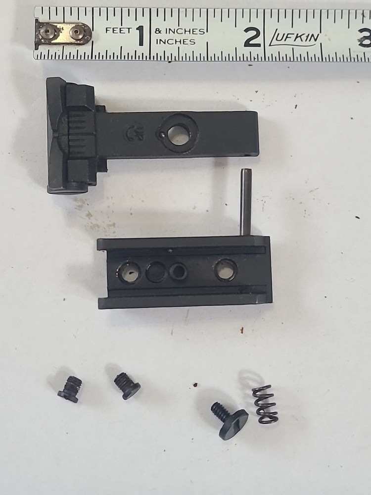 Nice T/C New Englander Rear Sight Assembly .50 Cal Muzzleloader Thompson Center