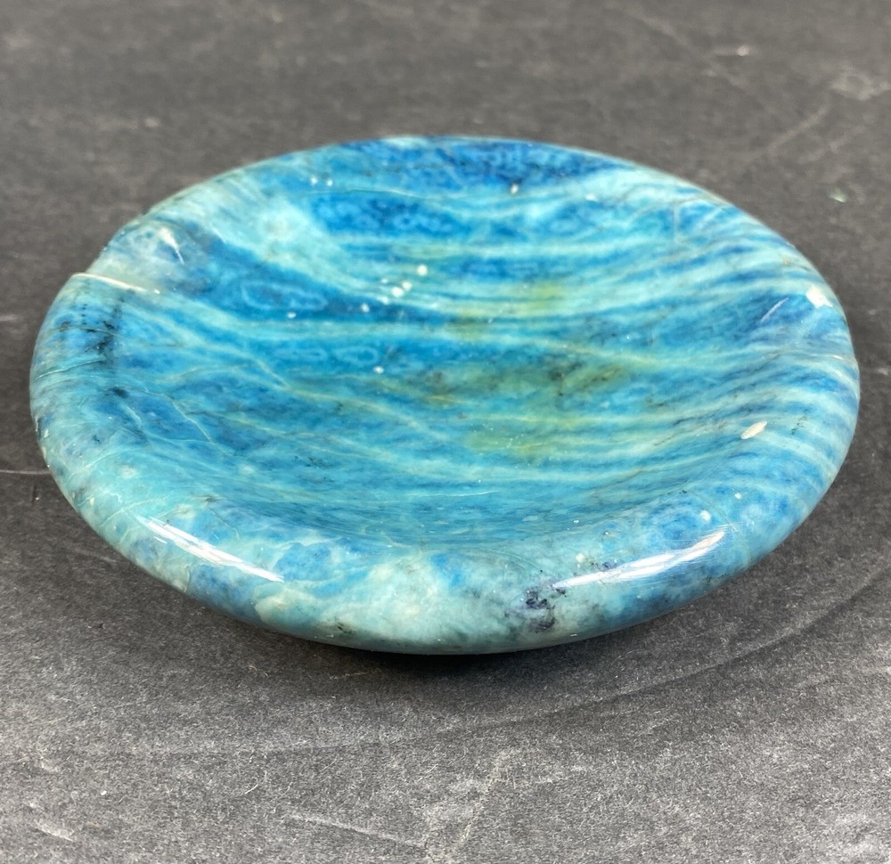 Blue Stone Ash Tray