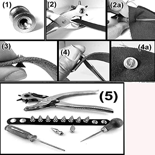 50 Sets Black Metal Tree Spikes Studs