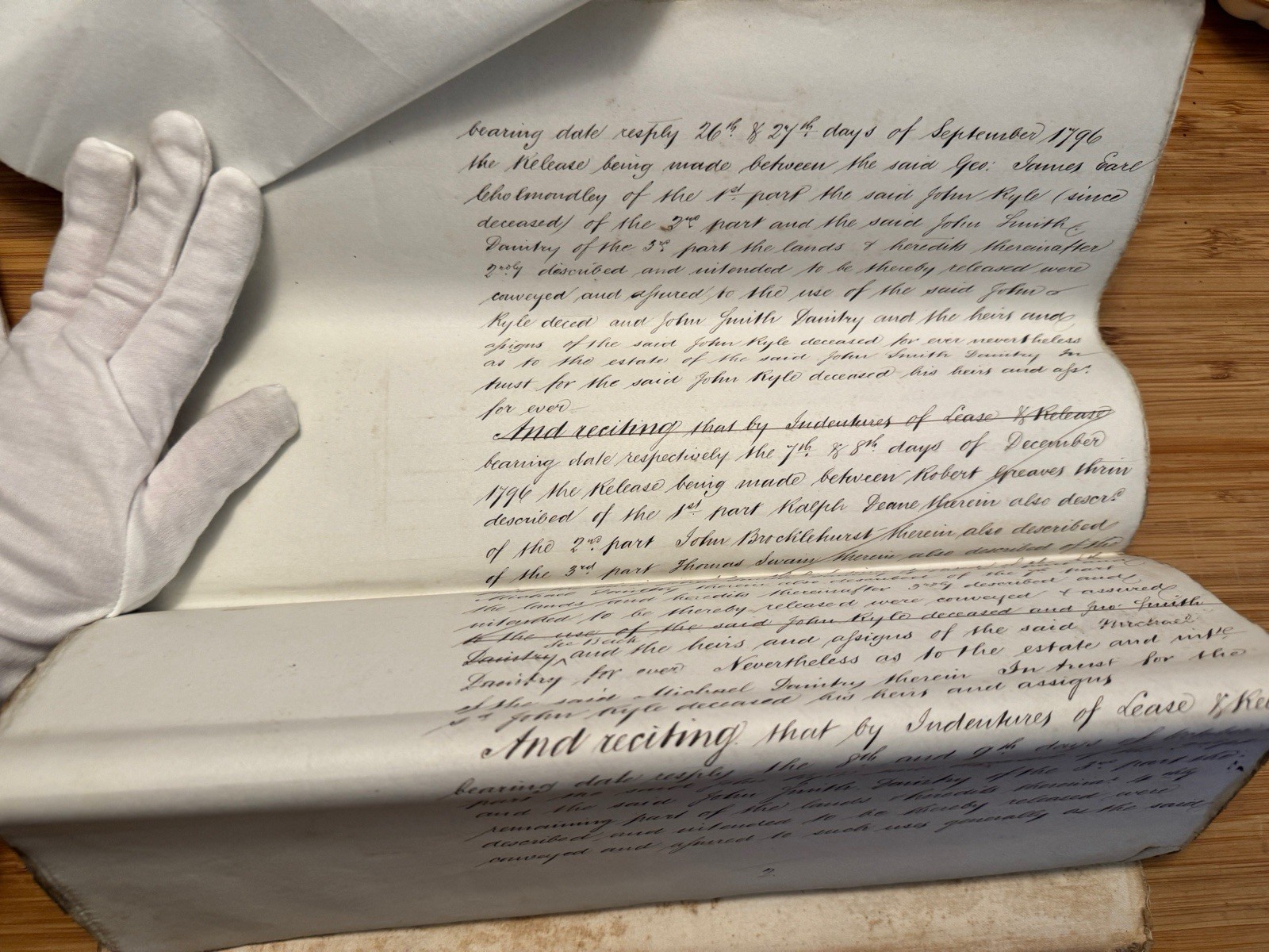 1867 Rare MASSIVE Vellum Abstract of Title Macclesfield Cheshire Manuscript 46pg