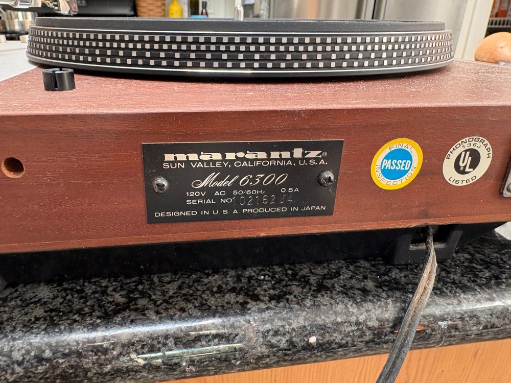 Marantz 6300 Record Player