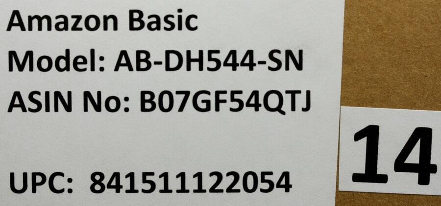 Amazon Basic Exterior Handle Set With In Satin Nickel AB-DH544 SN
