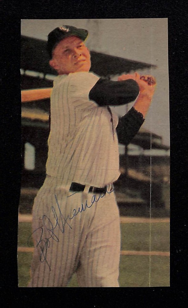 Bob Nieman Newspaper Clipping Signed Auto