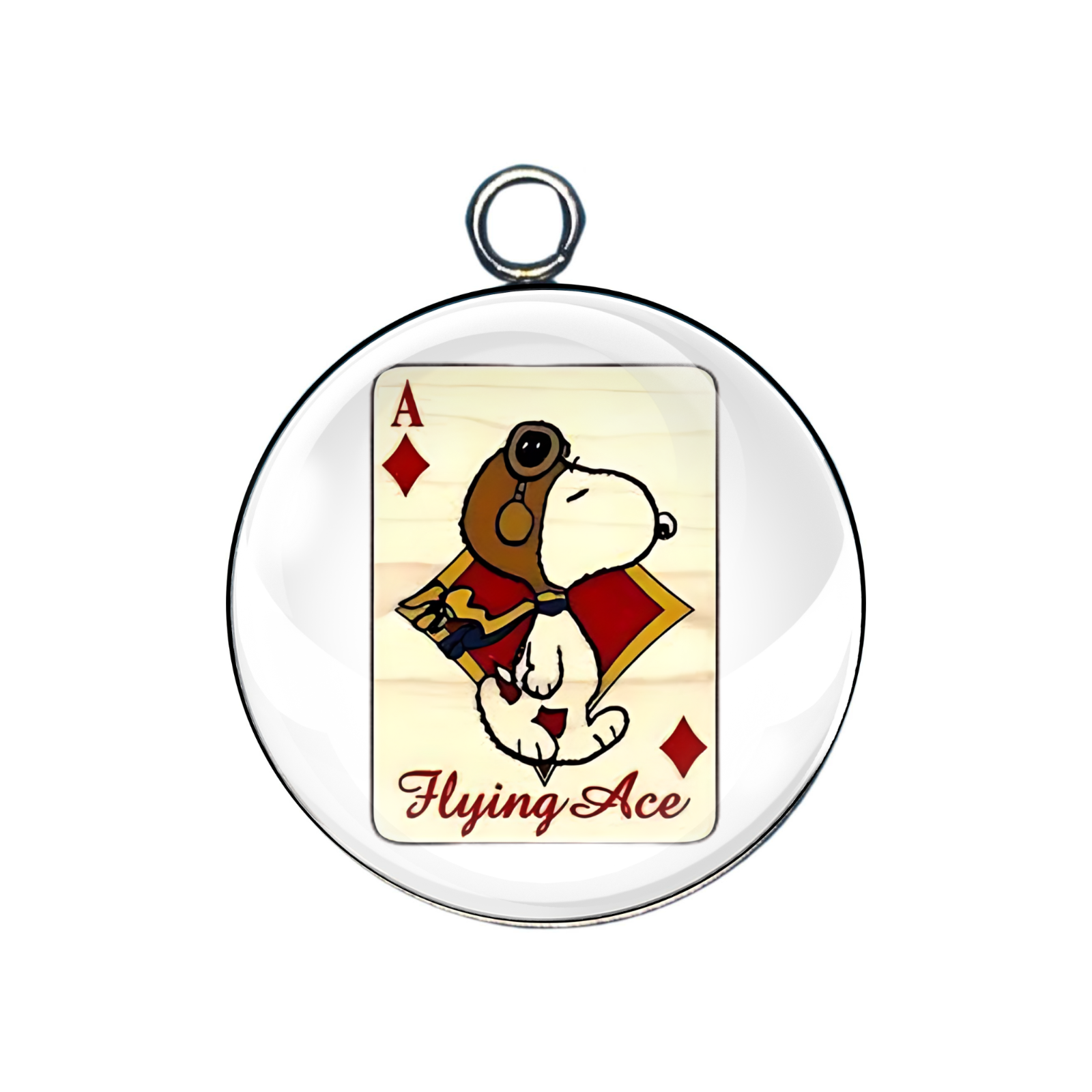 Snoopy Glass Cabochon Charms