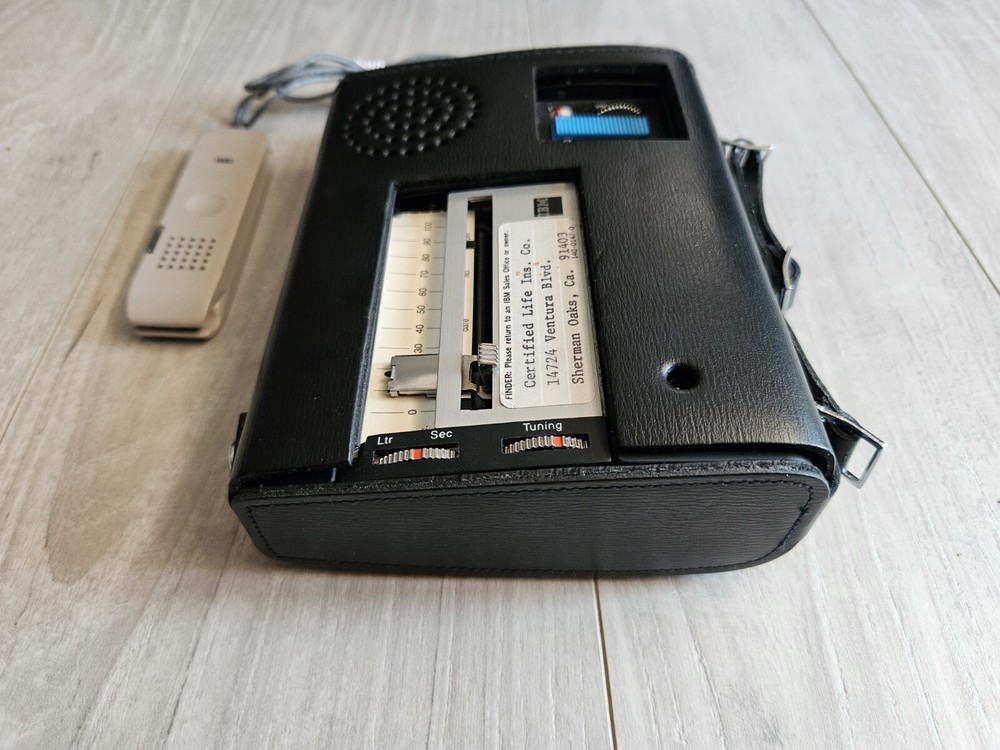 💥IBM Executary 224 Dictating Portable Machine Untested W Original IBM battery