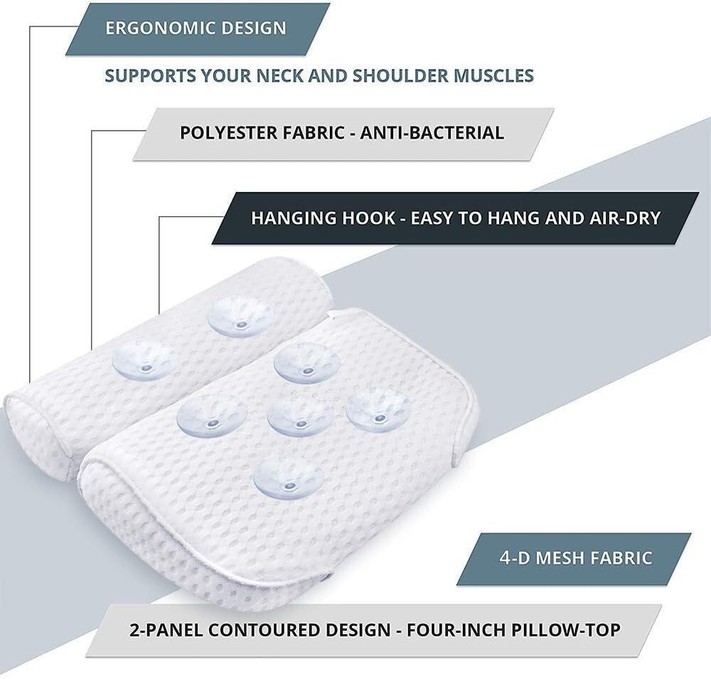 Almohada de spa para bañera