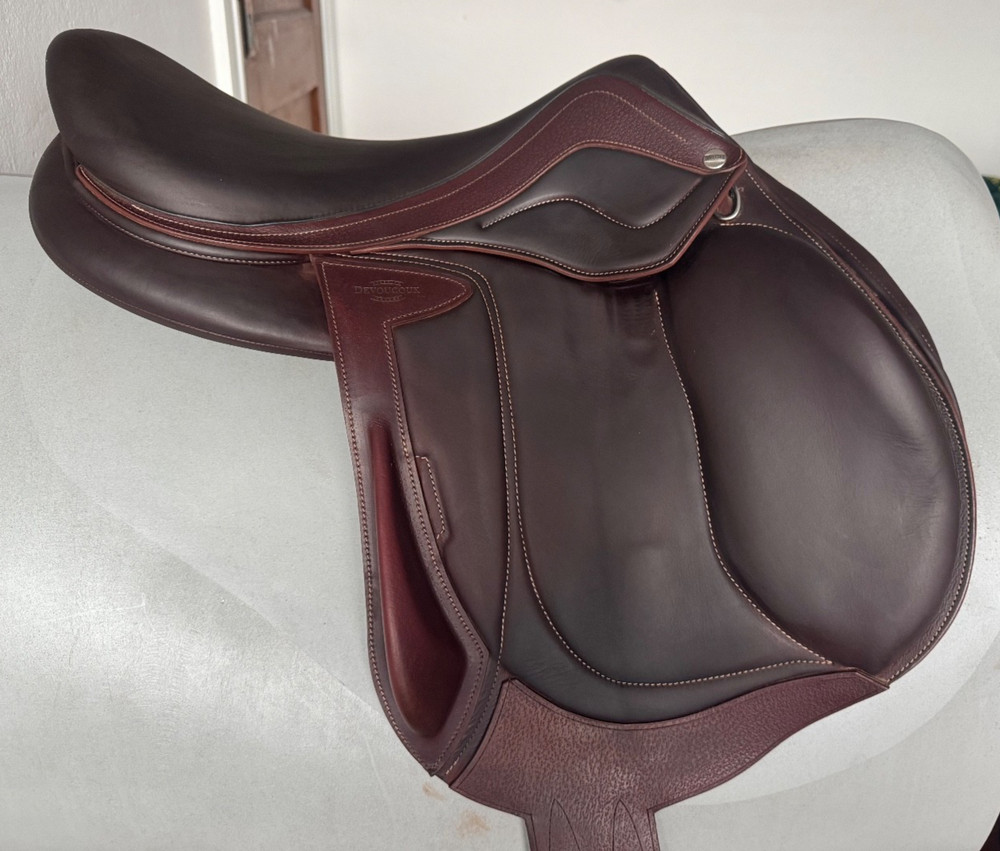 18" Devoucoux Chiberta Lab Monoflap Saddle - 2024 - 3AR - Full Buffalo - MINT!