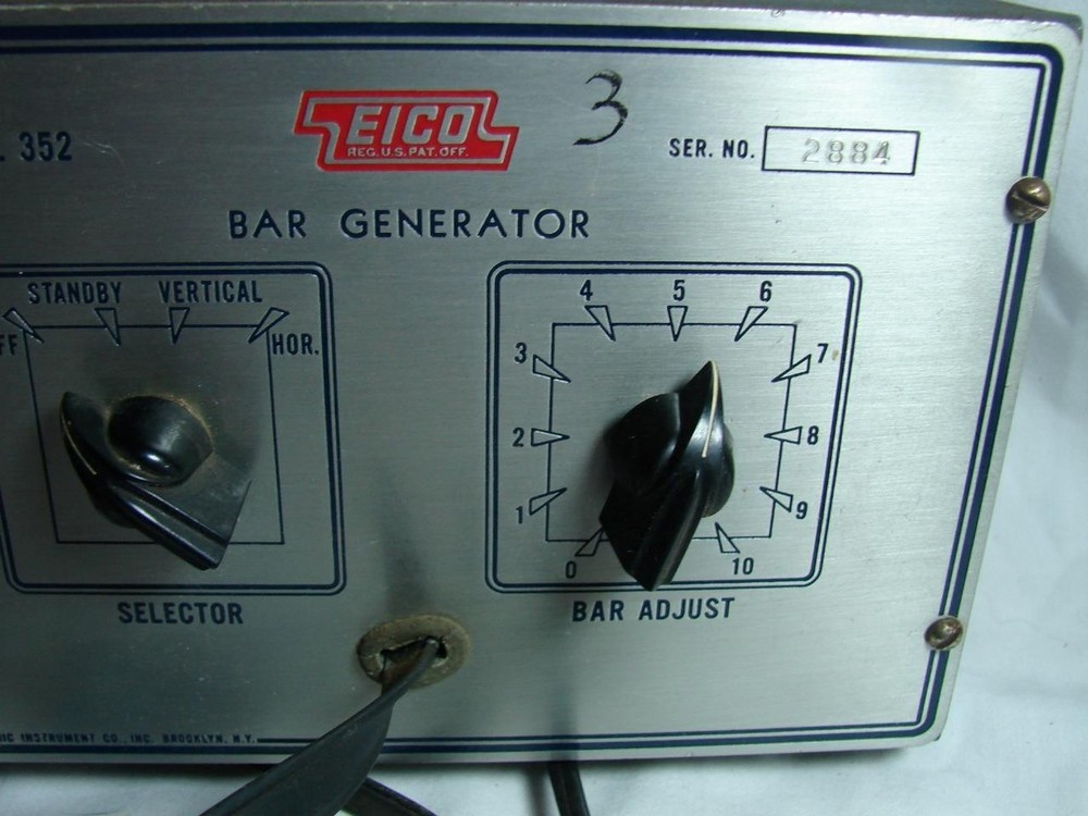 VINTAGE BAR GENERATOR EICO, SERIAL #2884 MODEL 352