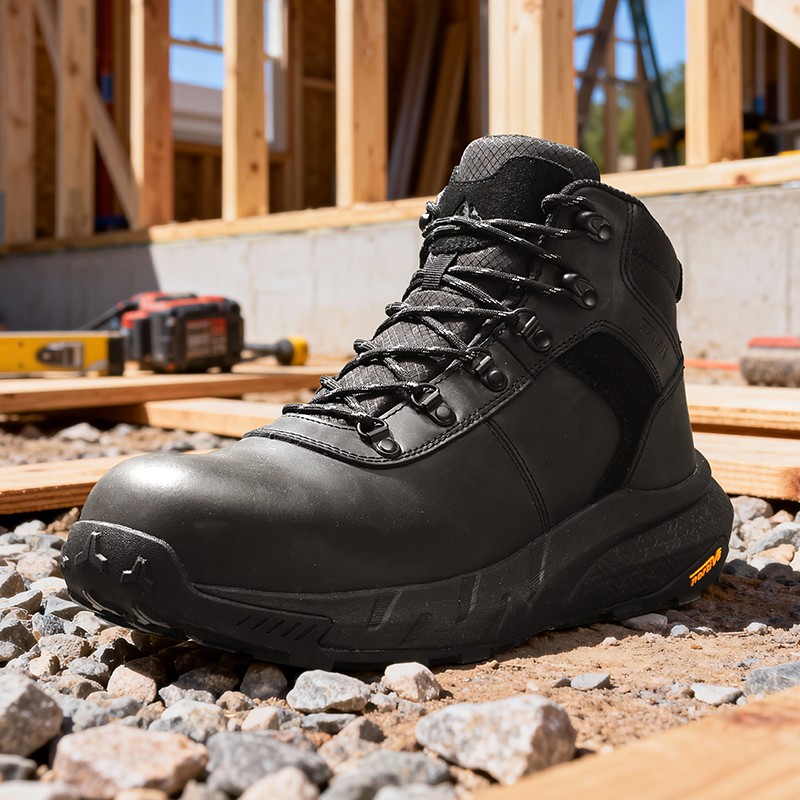 Men Composite Toe Construction Boots Lightweight Waterproof Safety Work Boots