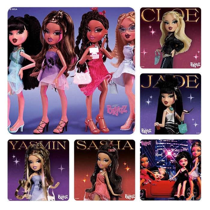 Kids Stickers Bratz 100/Box