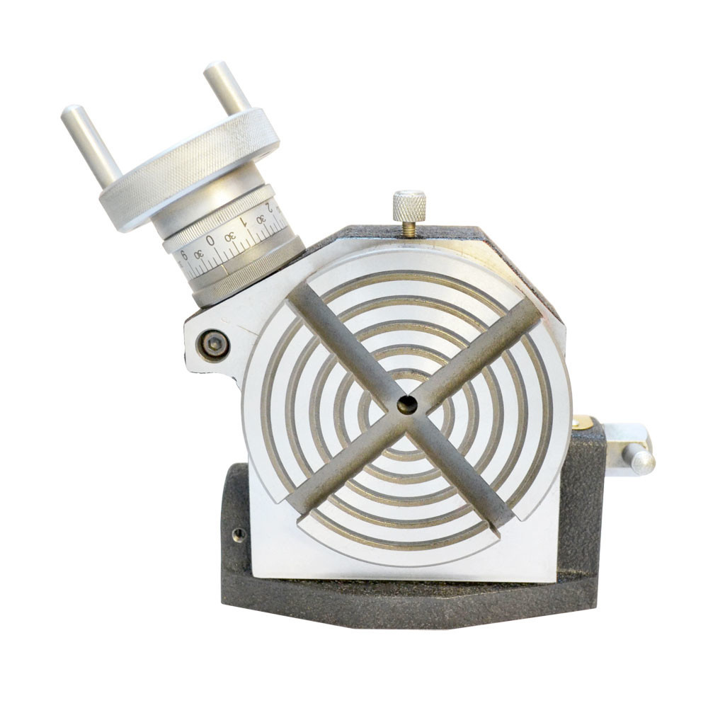 Milling Machine Heavy Duty 4 Inch Tilting Rotary Table Horizontal And Vertical