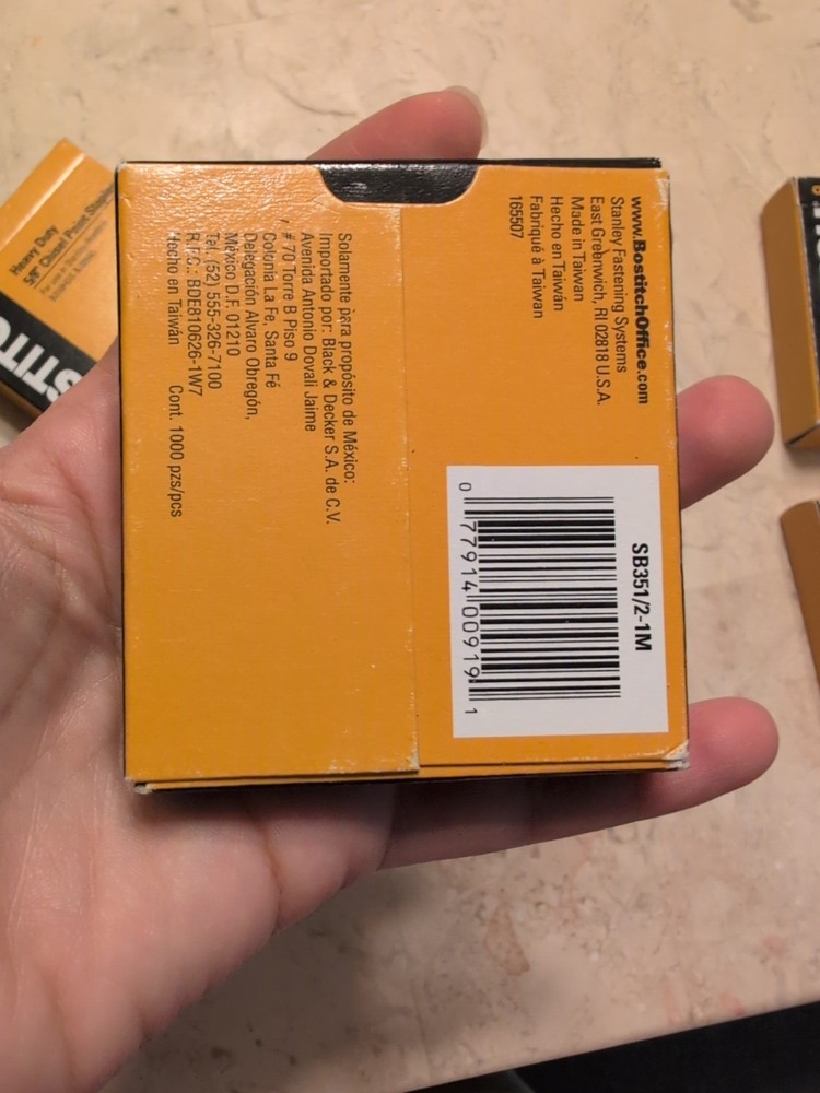 Bostitch Heavy Duty 1/2" Chisel Point Staples