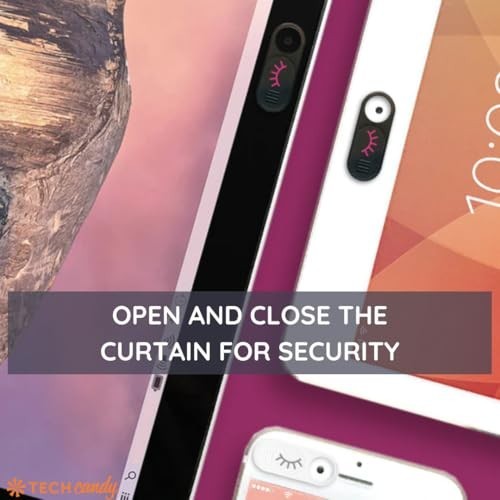 Webcam Cover Privacy Protector - Thin & Durable Blocker for Laptops, Tablets, Sm