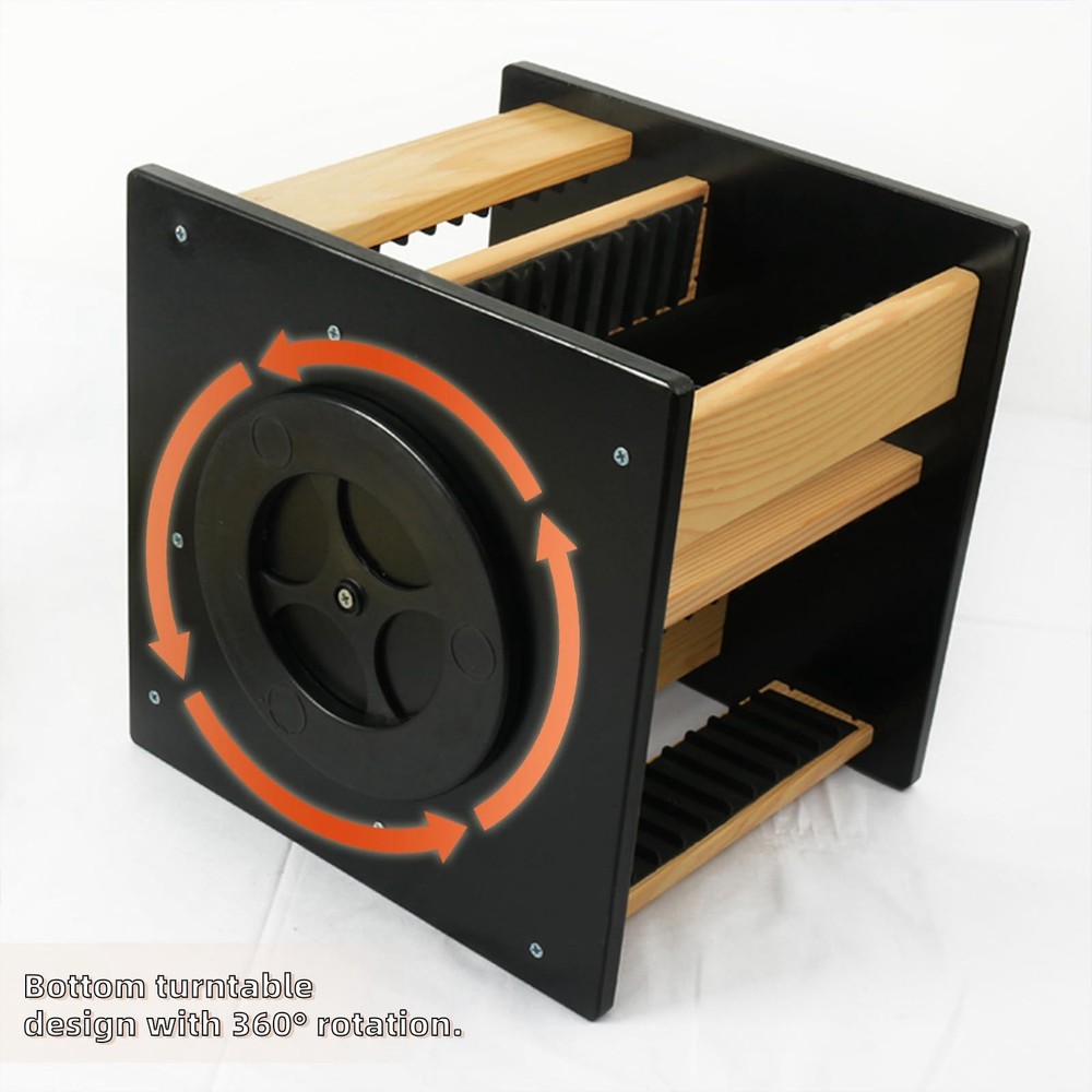 Desktop CD Storage Rack Saving Organizer Desktop DVD Media Disc Stand