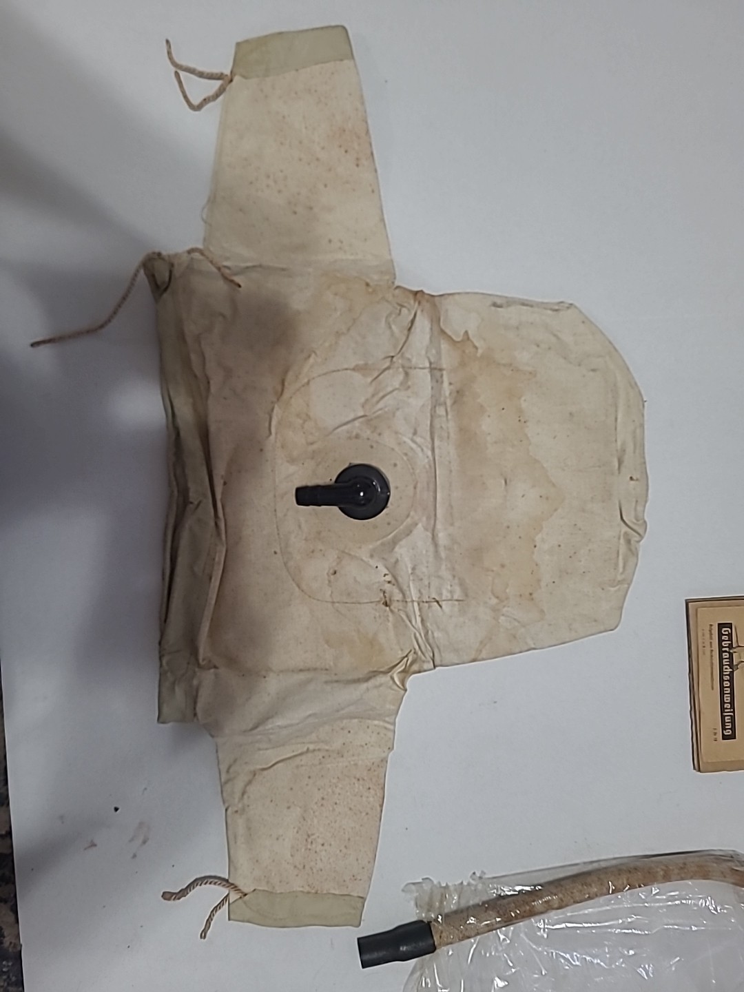 (2) RARE German Child Gas Jacket WWII NOT COMPLETE