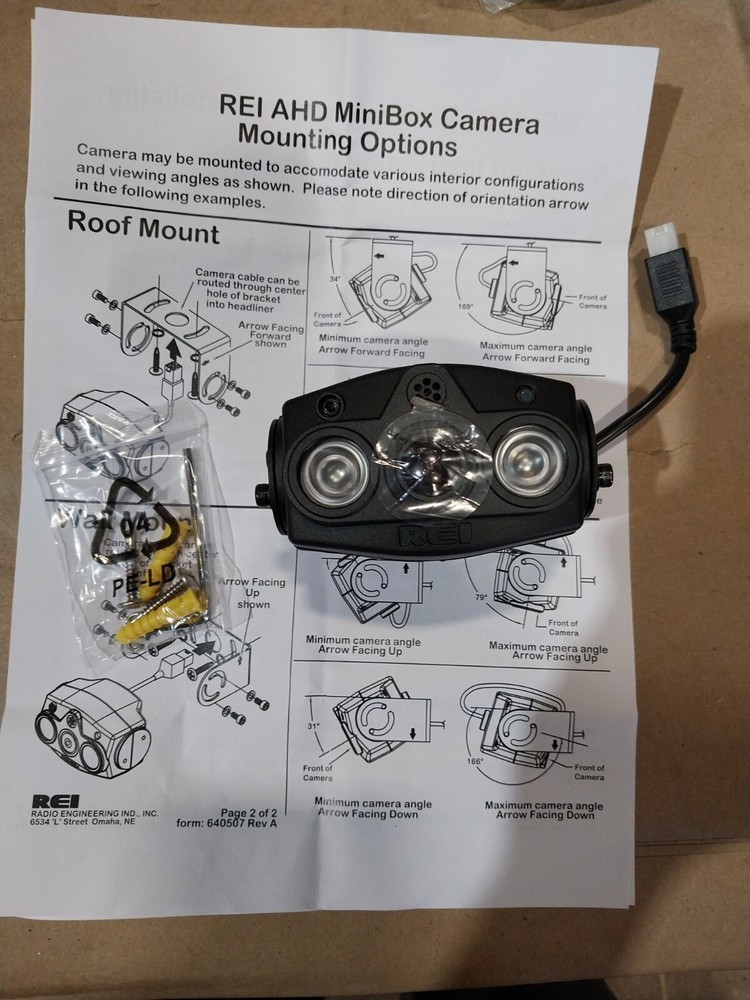 REI 710675 HR Series Camera New