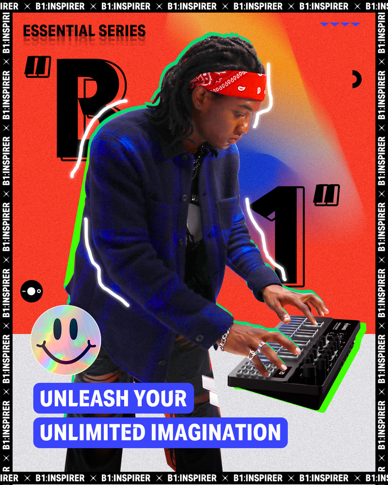 Donner B1 Analog Bass Synthesizer Sequencer Controller Beat Maker Drum Machine