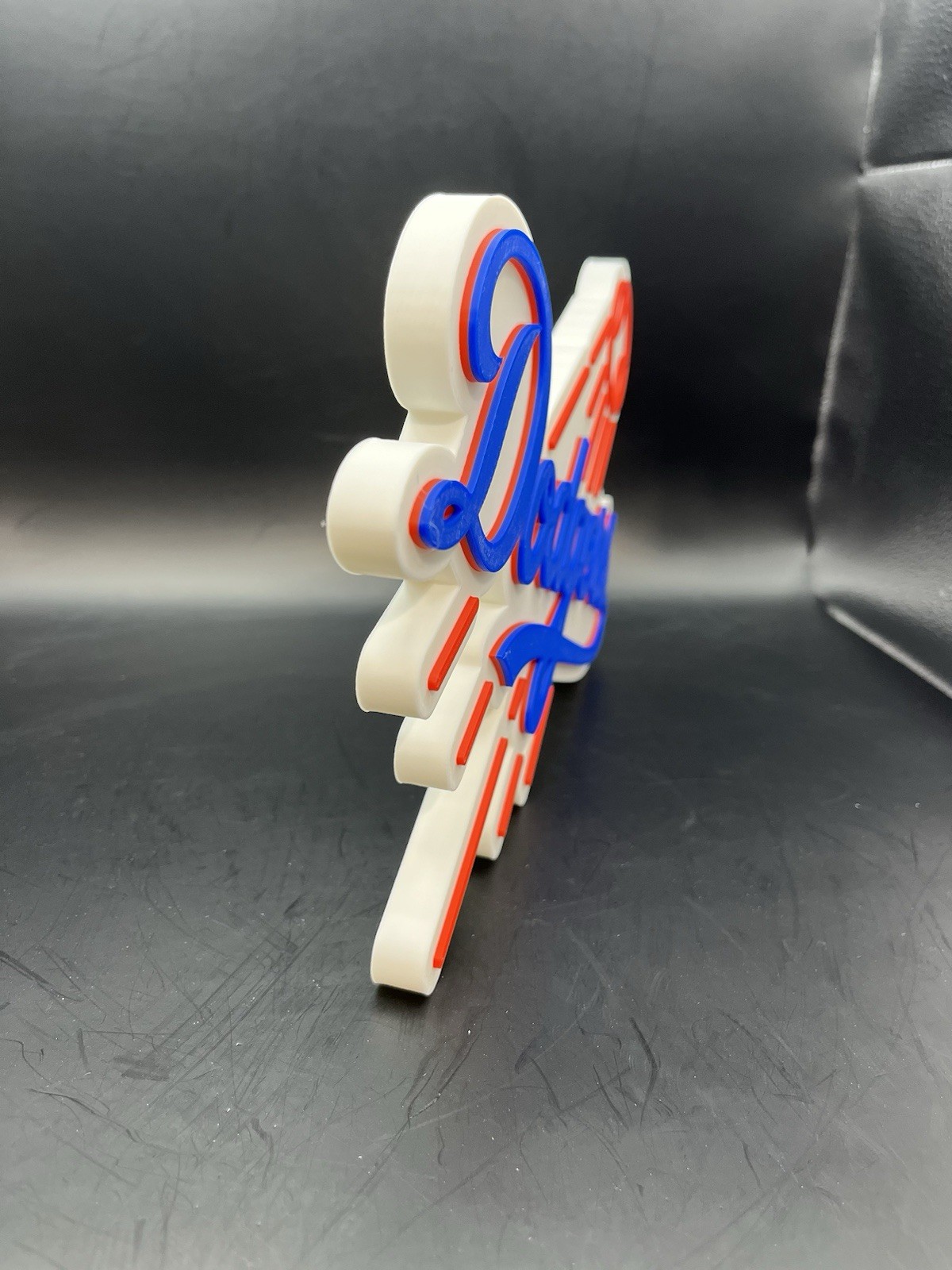 Los Angeles Dodgers Logo Sign Display | 3D Wall Desk Shelf Art