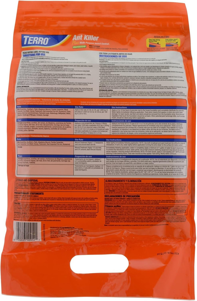 TERRO Ant Killer plus Multi-Purpose Insect Control for Outdoors - Kills Fire Ant